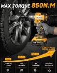 Maxcular Cordless High Torque Impact Wrench