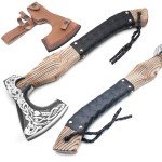 Viking Tomahawk Axe with Rosewood Handle