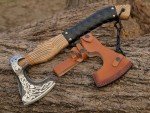 Viking Tomahawk Axe with Rosewood Handle