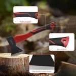 HOUSERAN 14" Camping Hatchet Axe for Woodwork
