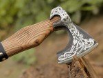 Viking Tomahawk Axe with Rosewood Handle