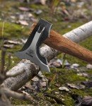 WICING 14.2" Camping Hatchet with Leather Sheath