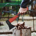 HOUSERAN 14" Camping Hatchet Axe for Woodwork