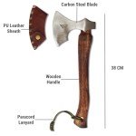 Wilora Premium Carbon Steel Axe with Lanyard