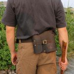 Tourbon Leather Axe Sheath with Belt Loop