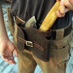 Tourbon Leather Axe Sheath with Belt Loop