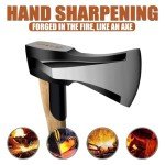 Heavy Duty Wood Splitting Axe with Wooden Handle