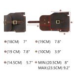 Tourbon Leather Axe Sheath with Belt Loop