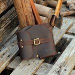 Tourbon Leather Axe Sheath with Belt Loop