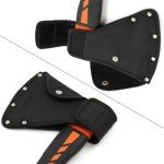 Black Hatchet Head Sheath and Blade Cover