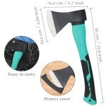 Bluedale Camping Axe with Sheath and Anti-Slip Handle
