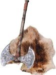Large Two-Handed Viking Axe with Ashwood Handle
