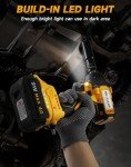 Maxcular Cordless Impact Wrench with 4.0 Ah Battery