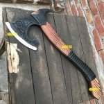 24" Viking Berserker Axe - Durable Double-Headed Tool