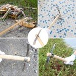 Stainless Steel Detachable Hoe with Wooden Handle