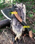 24" Viking Berserker Axe - Durable Double-Headed Tool