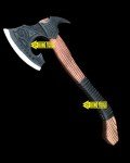 24" Viking Berserker Axe - Durable Double-Headed Tool