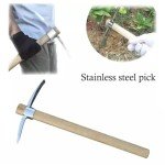 Stainless Steel 2-in-1 Garden Hoe and Pickaxe
