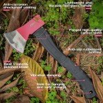 KSEIBI Camping Hatchet with Sheath - Pink