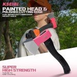 KSEIBI Camping Hatchet with Sheath - Pink