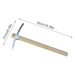 Stainless Steel 2-in-1 Garden Hoe and Pickaxe