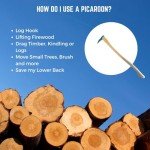 StrongShop Hookaroon Logging Tool with Maple Handle