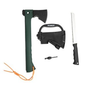 Versatile Outdoor Utility Axe with Fiberglass Handle