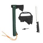 Versatile Outdoor Utility Axe with Fiberglass Handle