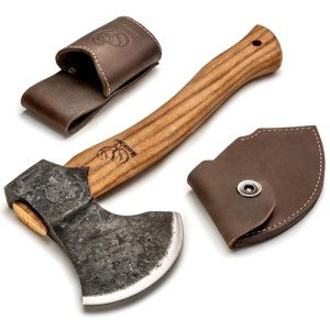 BeaverCraft Small Camping Hatchet with Sheath