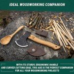 BeaverCraft AX3 Camping Hatchet for Chopping Wood