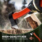 PURPLEBIRD 15'' Hatchet Axe for Outdoor Chopping