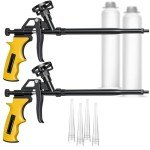 Yellow Spray Foam Gun Set for Caulking and Sealing