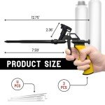 Yellow Spray Foam Gun Set for Caulking and Sealing