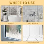 4-Piece Caulking Tool Set for Smoothing & Spreading