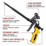 Yellow Spray Foam Gun Set for Caulking and Sealing