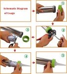 ANZHUO 20 oz Manual Sausage Caulking Gun Set