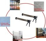 ANZHUO 20 oz Manual Sausage Caulking Gun Set