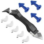 3-in-1 Silicone Caulking Tool with Scraper