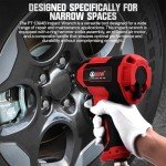 XIIW 1/2 Inch Air Impact Wrench - Compact & Lightweight