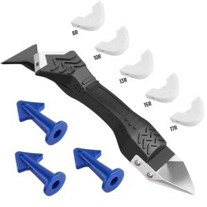 3-in-1 Silicone Caulking Tool Kit with Accessories