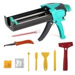 Zyklonix Dual Epoxy Caulking Gun with Tools