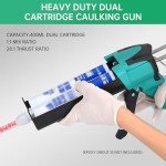 Zyklonix Dual Epoxy Caulking Gun with Tools