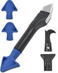 6-in-1 Silicone Caulking Tool and Remover