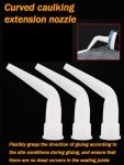 5-Pack Caulking Nozzle Extension Tube Set