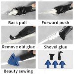 6-in-1 Silicone Caulking Tool and Remover