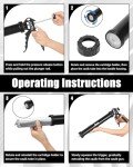 Sausage Caulk Gun with Swivel Aluminum Barrel