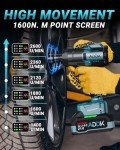 ADWOLT 1600N.M Electric Impact Wrench with Batteries