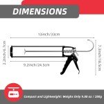 MARSOSAUR Lightweight Non-Drip Caulk Gun Tool