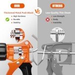 Holothurian No-Drip Caulking Gun with Comfort Grip