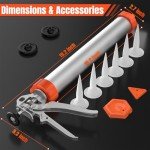 Premium No-Drip Sausage Caulking Gun, 20 oz